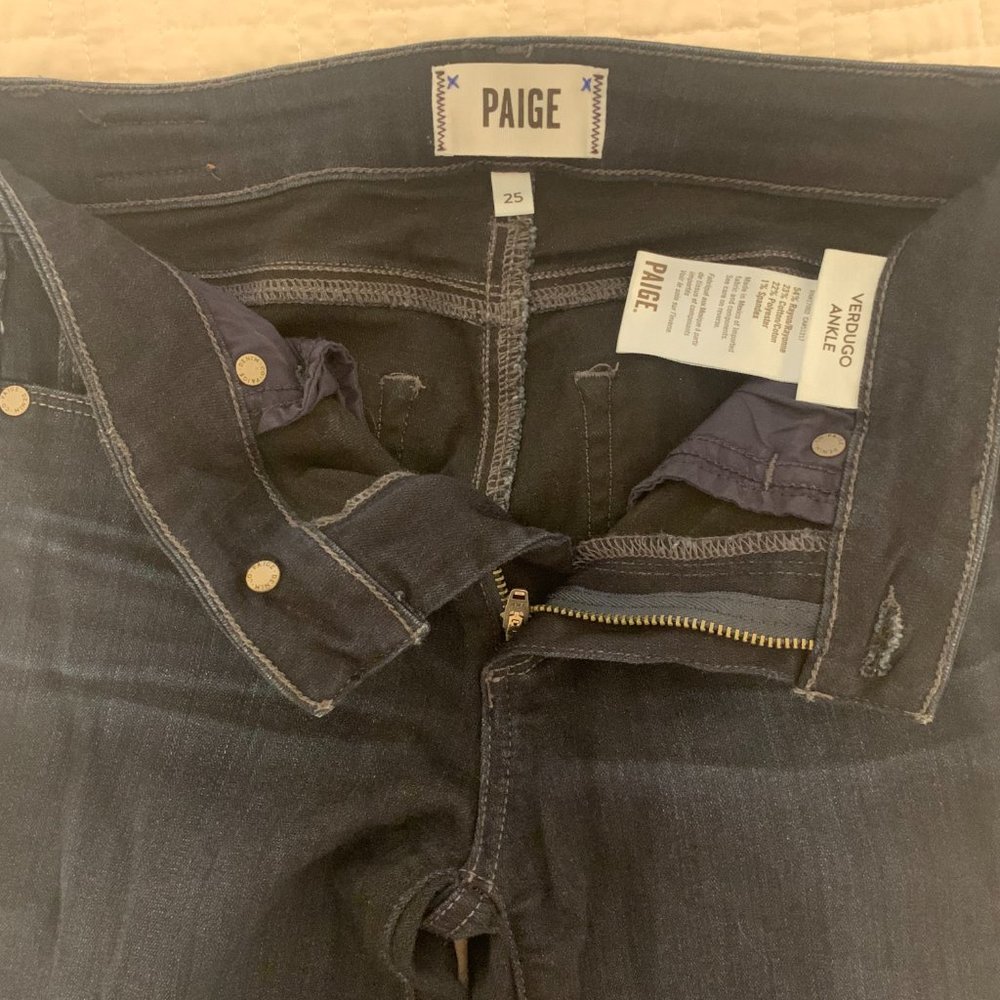 NWOT Paige Verdugo Skinny Ankle Jeans in Size 25 - Picture 4 of 7